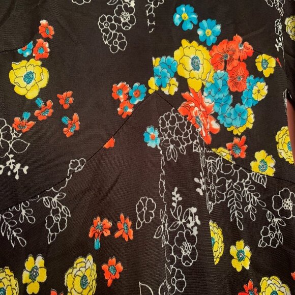 Vintage Henry Allen Montreal 70s Floral Maxi Dress | Size Small-Handmade Canada - Picture 3 of 12